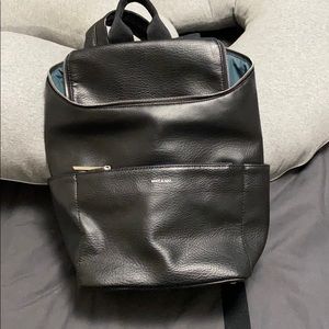 Matt & Nat 'Brave' black vegan leather backpack